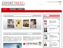 Tablet Screenshot of exportpress.com